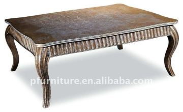 Hand carved coffee table PFD468A