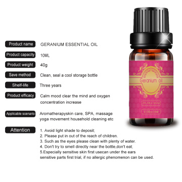 100%pure Geranium Essential Oil Top Grade body care