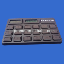 8 digits small size dual power credit card size Chocolate bar Calculator