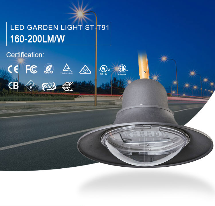High Quality IP65 Outdoor Garden LED Lights Aluminum Body Electric Power Supply Low Price for Landscape Park Road Application