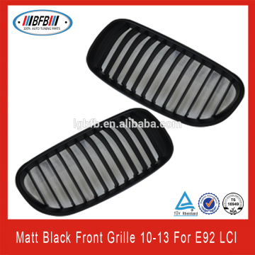 ABS E92 Matt Black Front Grill FOR E92 LCI 2010-2013