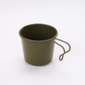 350ml portable vintage stainless steel camping cup