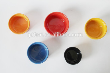 color glazed ramekin