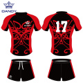 Equipe de alta qualidade veste camisa de rugby