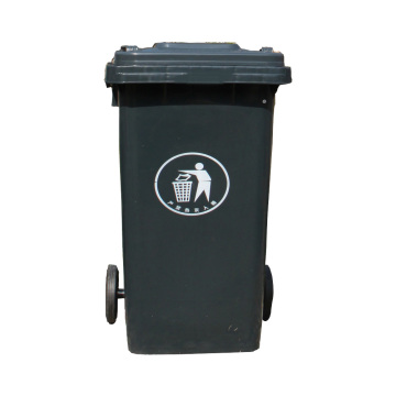 Eco-Friendly Sanitary Garbage Containers with Wheels - Pedal or Non-Pedal HDPE Bins