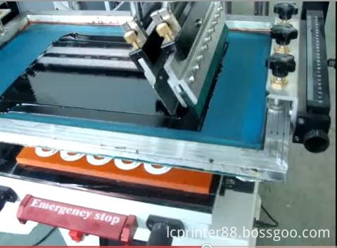 Pneumatic Plane Screen Printing machine