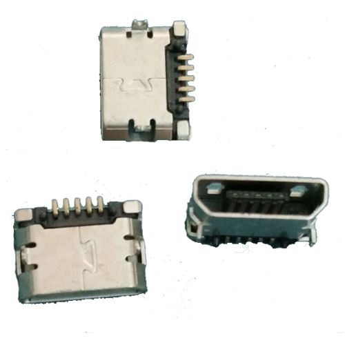 5Pin Receptacle SMT Micro USB