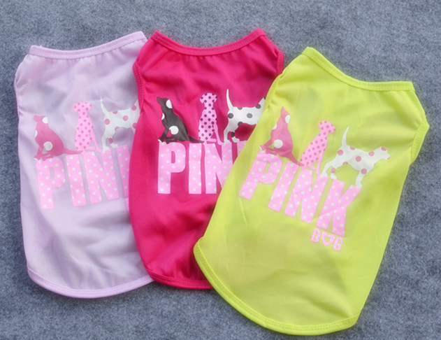 Pet Clothing Summer Breathable for Dogs Cool Polyester Vest Dog Clothes Vest Wholesale