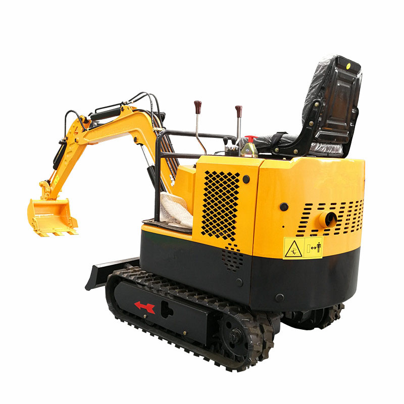 Miniexcavadora anfibia con accesorio de barrena a la venta