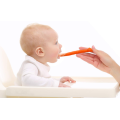 LED weaing teether morbido tip silicone cucchiaio per bambini