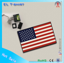 Cheap hot sale el tshirt wholesale custom el tshirt LED light up t-shirts