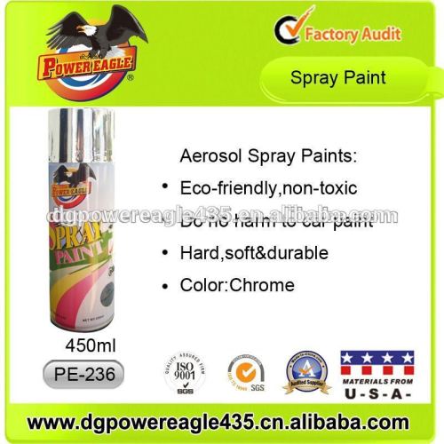 Aerosol Automatic Spray Paint #318 Bright Chrome