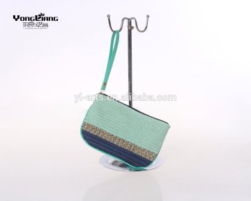 best sale multicolor paper braided hand bag