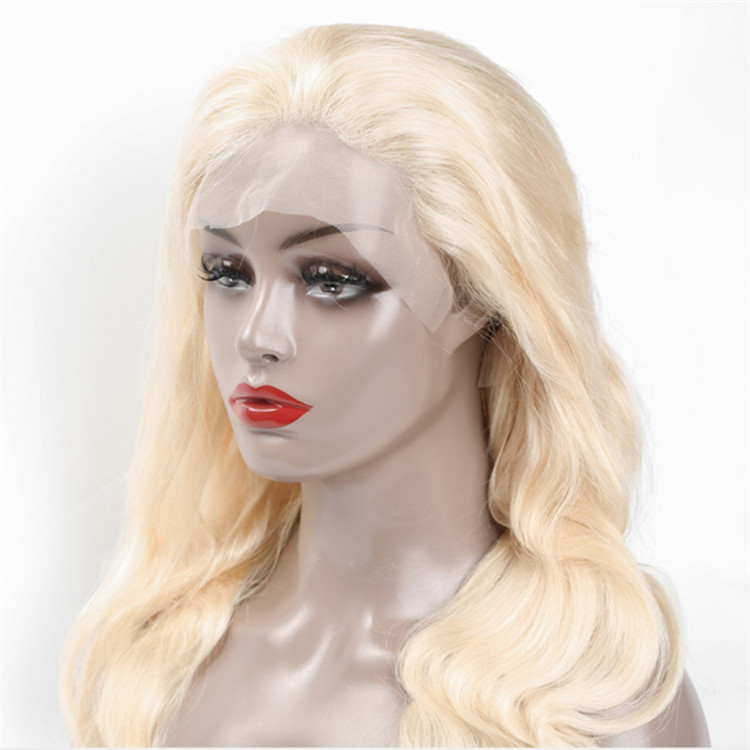 Top Quality Brazilian Hair Wigs 613 Blonde Virgin Hair Lace Wigs Body Wave Human Hair Color 613 Lace Front Wig