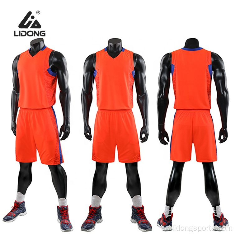 Jersey de baloncesto de uniforme de entrenamiento de baloncesto