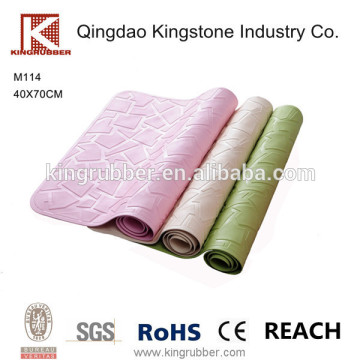 environmental white rubber safety baby bath mat