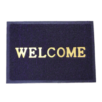 Print welcome logo cushion door mat