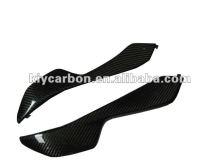 Carbon fiber motorcycle side panels