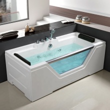 2024 Modern Luxury Rectangle Freestanding Acrylic Whirlpool Bathtubs & Jetted Tubs