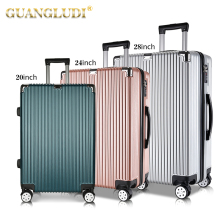 Durable zip materials carry on luggage set