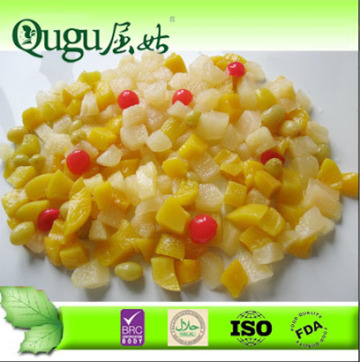 2014 New crop canned fruit cocktail fresh raw material wholesale