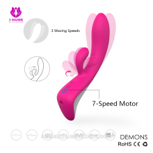 attractive design wholesale usb charger rabbit vibrator, free sample sex vibrator sex toy
