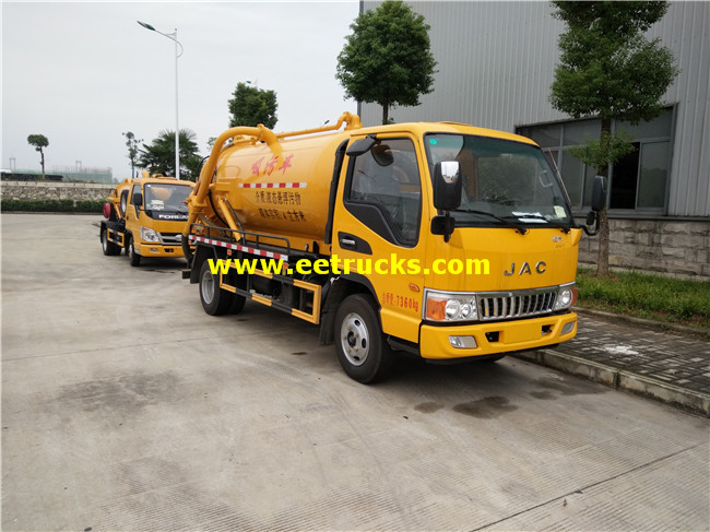 JAC 4500L Fecal Suction Tank Trucks