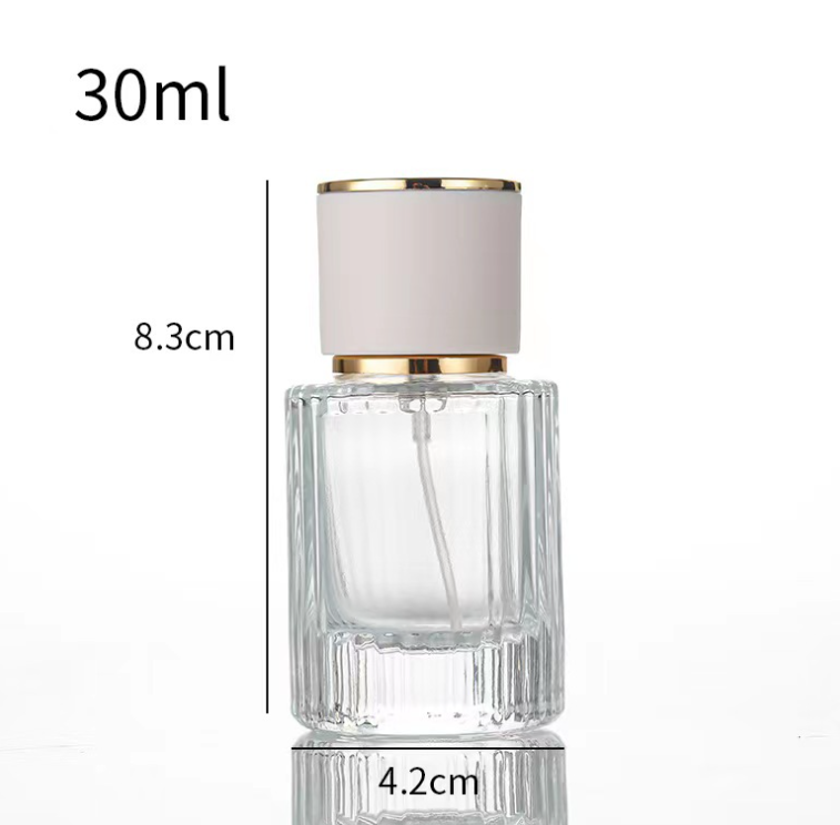 Glass Spray Cosmetic Bottle