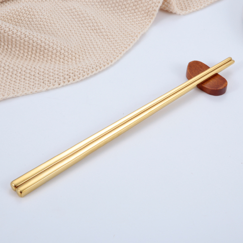 Mirror Polish Stainless Steel Hotel Square Chopsticks