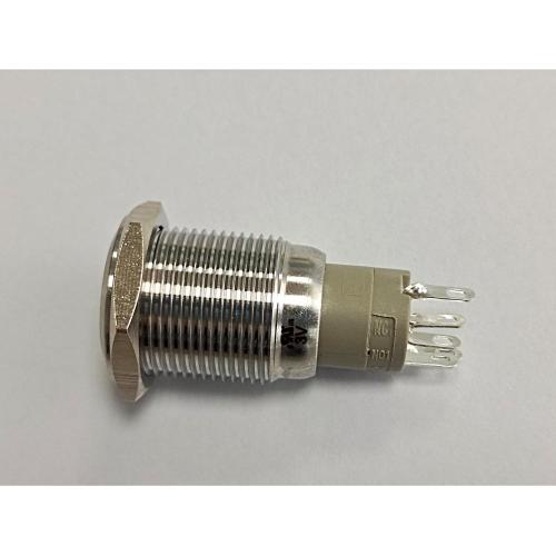 Διακόπτης UL 16mm LED Metal PushButton