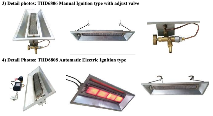 Manual Type Infrared Gas ,Biogas,Propane,LPG Brooder Heater for Livestock Farm THD2606-1