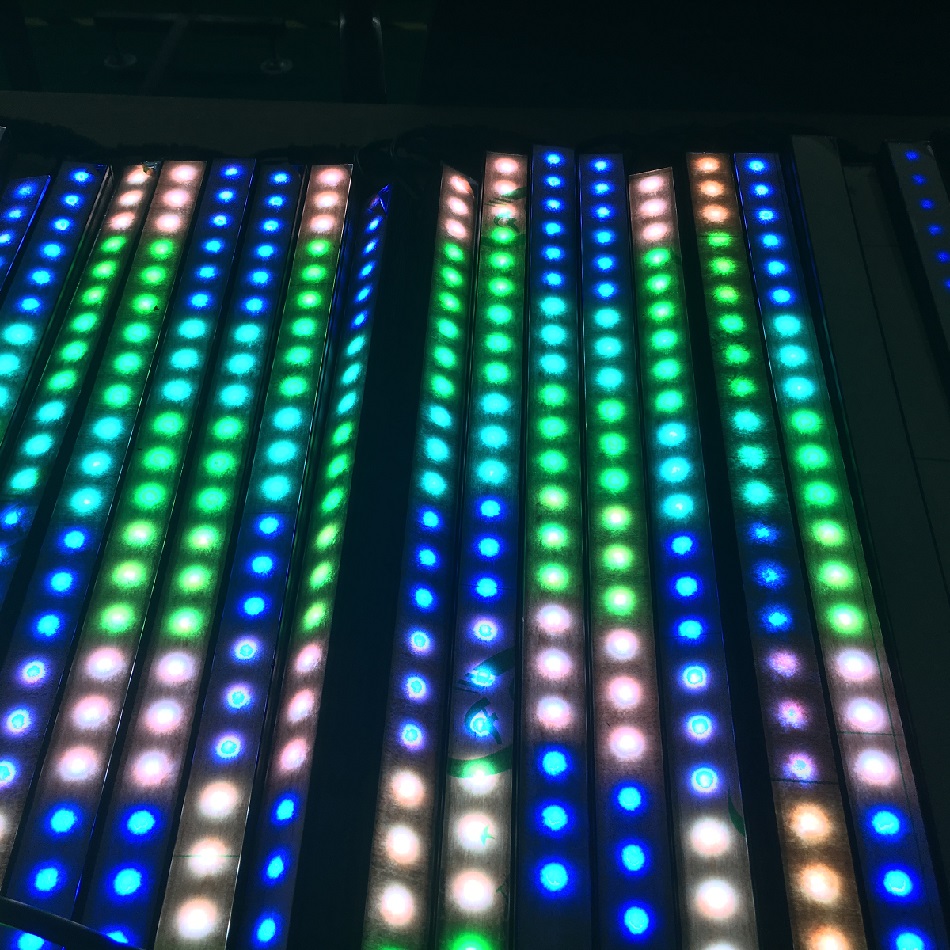 DMX Program obarvana lučka LED.