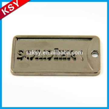 Best Brand Volume Supply Custom Metal Labels For Clothing
