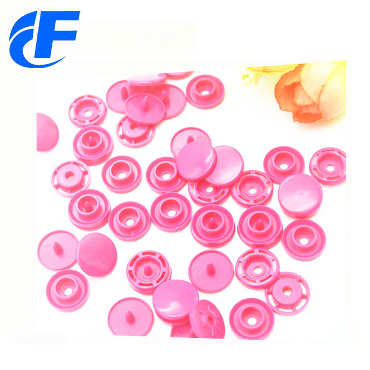 Colorful Plastic Prong Snap Button For Non-woven Bags