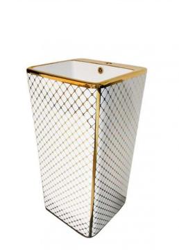 Wash Hand Design One Piece Stand Pedestal Basin