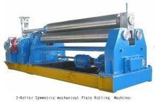Mechanical Symmetrical Bending Plate Roller Machine With 3 Rollers