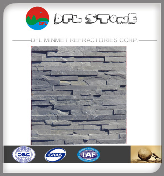 honed balck slate exterior decorative wall stone