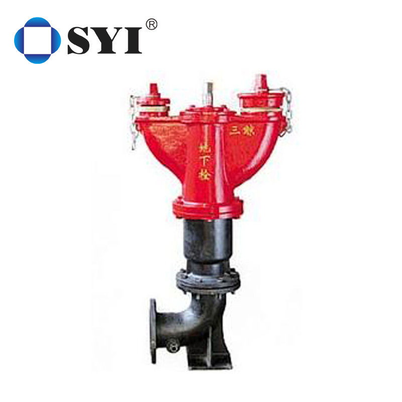 DN100 Ductile Cast Iron Outdoor Fire Hydrant Outdoor landing fire hydrant