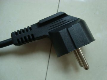 VDE Europe cerfication 3 pin round electrical plug