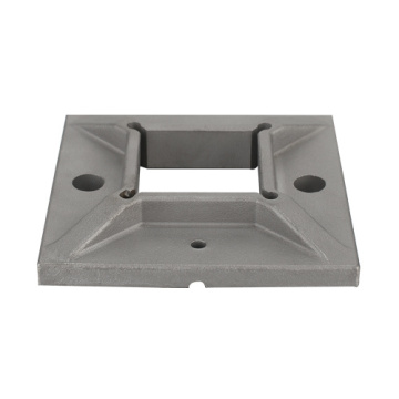 Square Stainless Steel Handrail Base Flange Plate