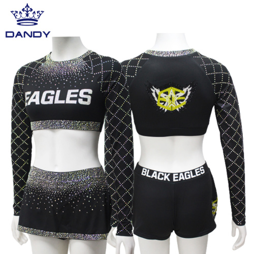 Uniformes de animadores de top de cosecha sexy personalizada All Star