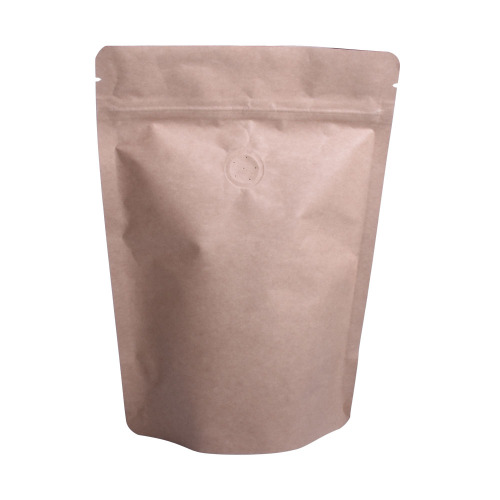 Kraft Paper Compostable Inventory Zipper Doypack in vendita