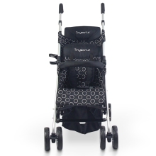 Double twin pushchair