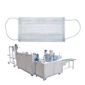 High Speed Automatic Surgical Flat Face Mask Machine