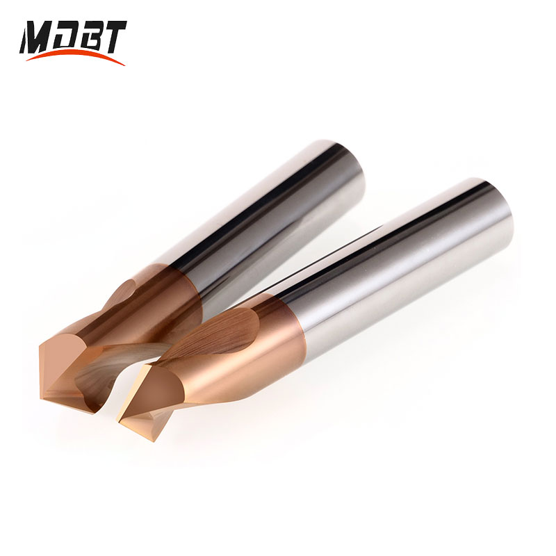 HRC55 spot drill decimal point carbide center drill CNC 60/90/120 chamfering drilling bits