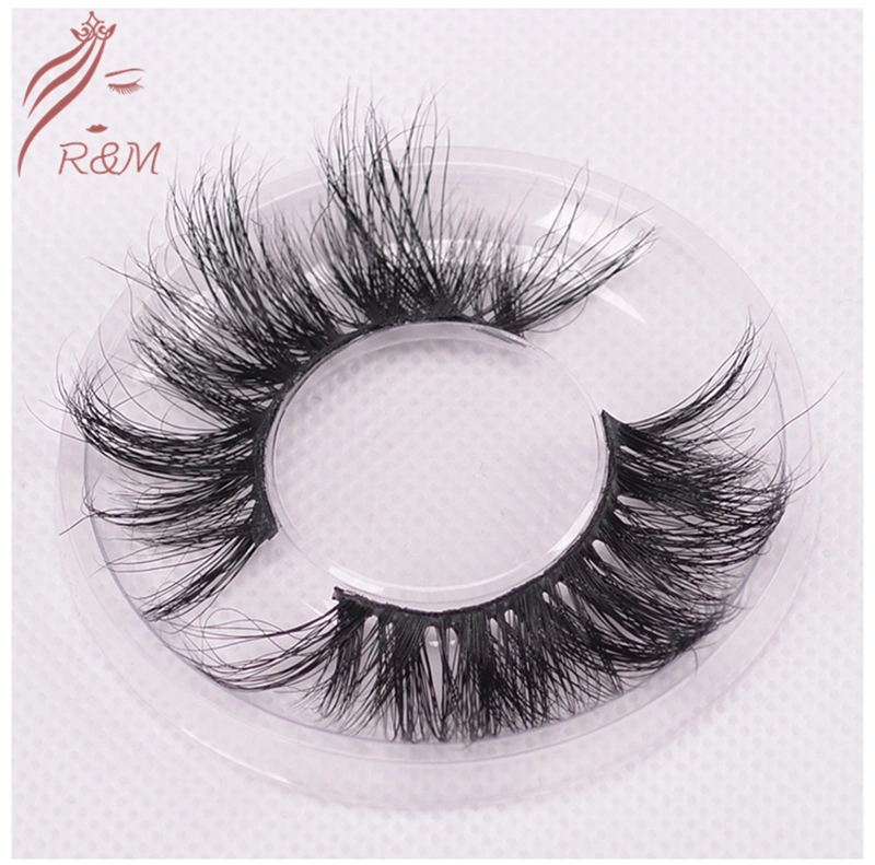 Factory Supply Mink Strip 25mm Eyelahses Long 3D Mink Eyelashes with Private Label
