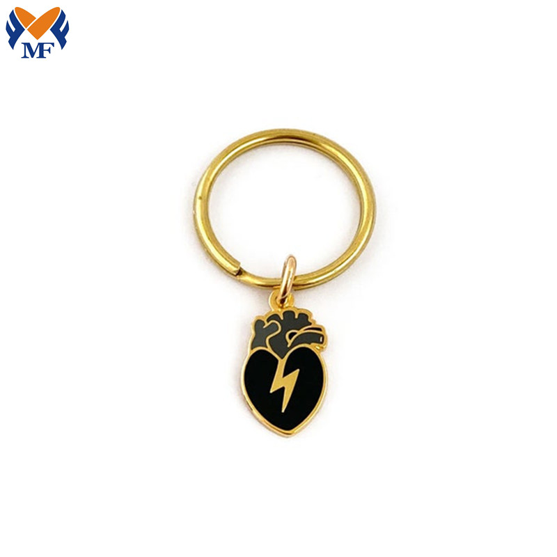 Dark Heart Keychain