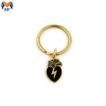 Craft Metal Custom Logo Alloy Cat Keychain