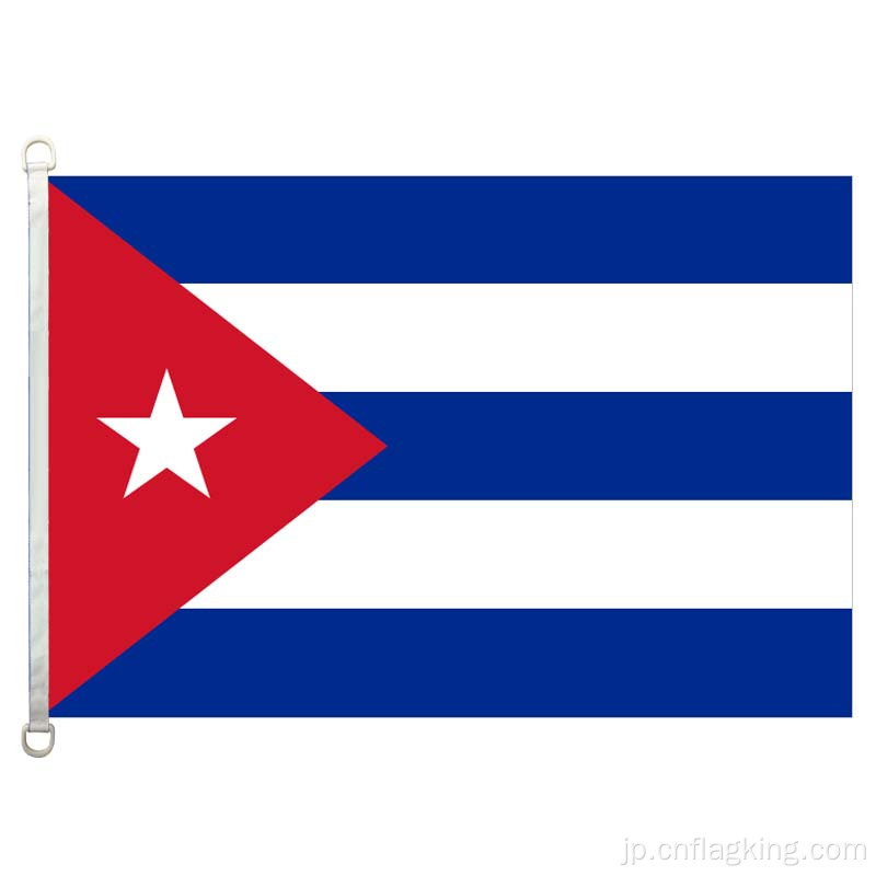 90 * 150cmキューバの旗100％ポリエステル