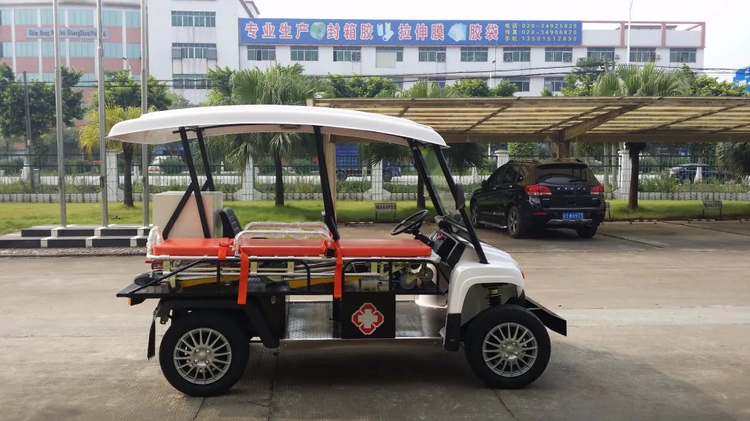 Business Park Emergency Electric Ambulance Car with Trailer for Sale